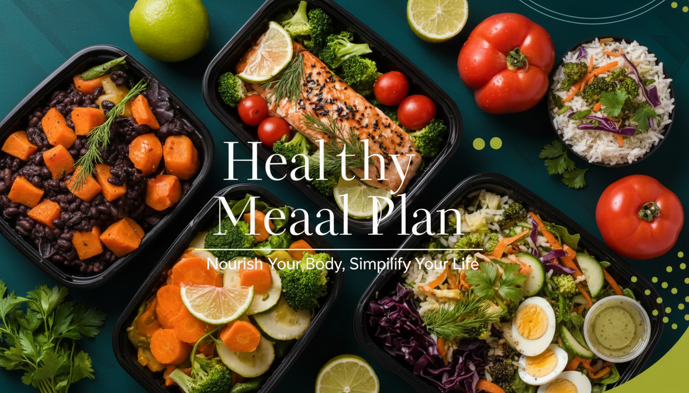Balanced Meal Plan Recipe Collection: 1 Week or 1 Month