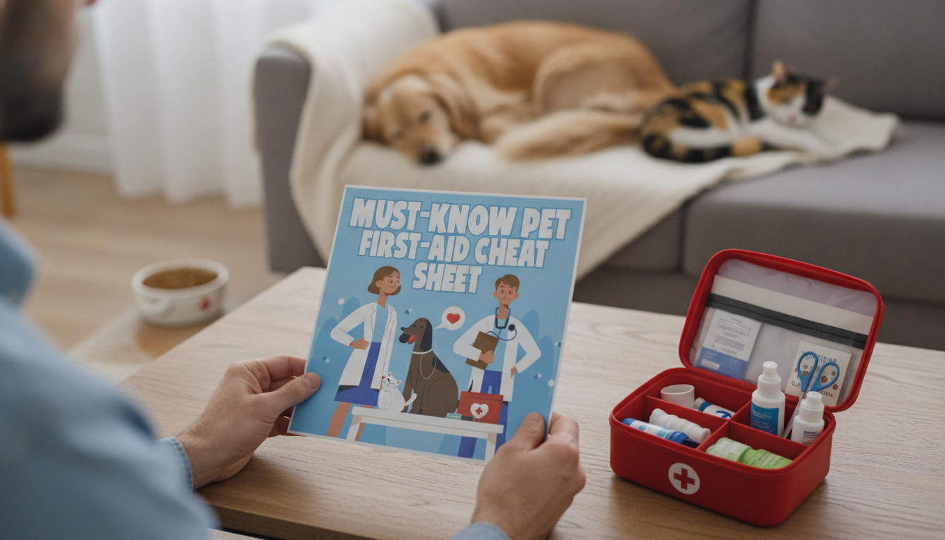 Pet First Aid Cheat Sheet: Emergency Steps & Kit List