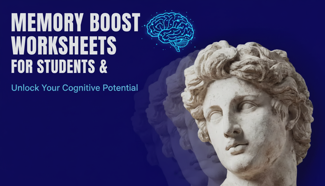 Memory Worksheets: Printable & Digital Study Boosters